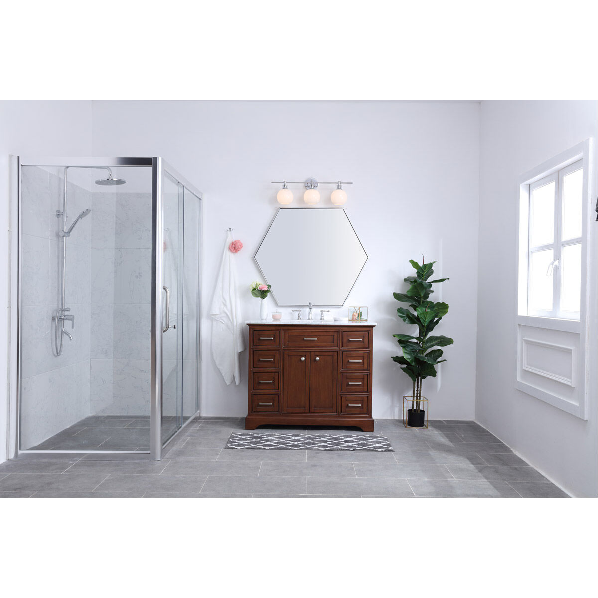 Collier 3 Light 28 inch Chrome Wall sconce Wall Light