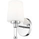 Henri 1 Light 6.5 inch Chrome Bathroom Vanity Wall Light