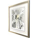 Gilded Petal Expansion Gray and Black and Metallic and Neutral Framed Art