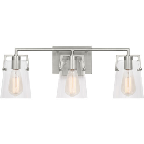 Drew & Jonathan Crofton 3 Light 24.00 inch Bathroom Vanity Light