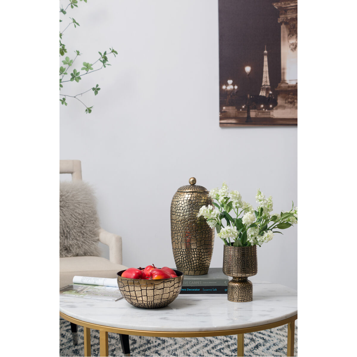 Crocodile 14.6 X 7 inch Urn