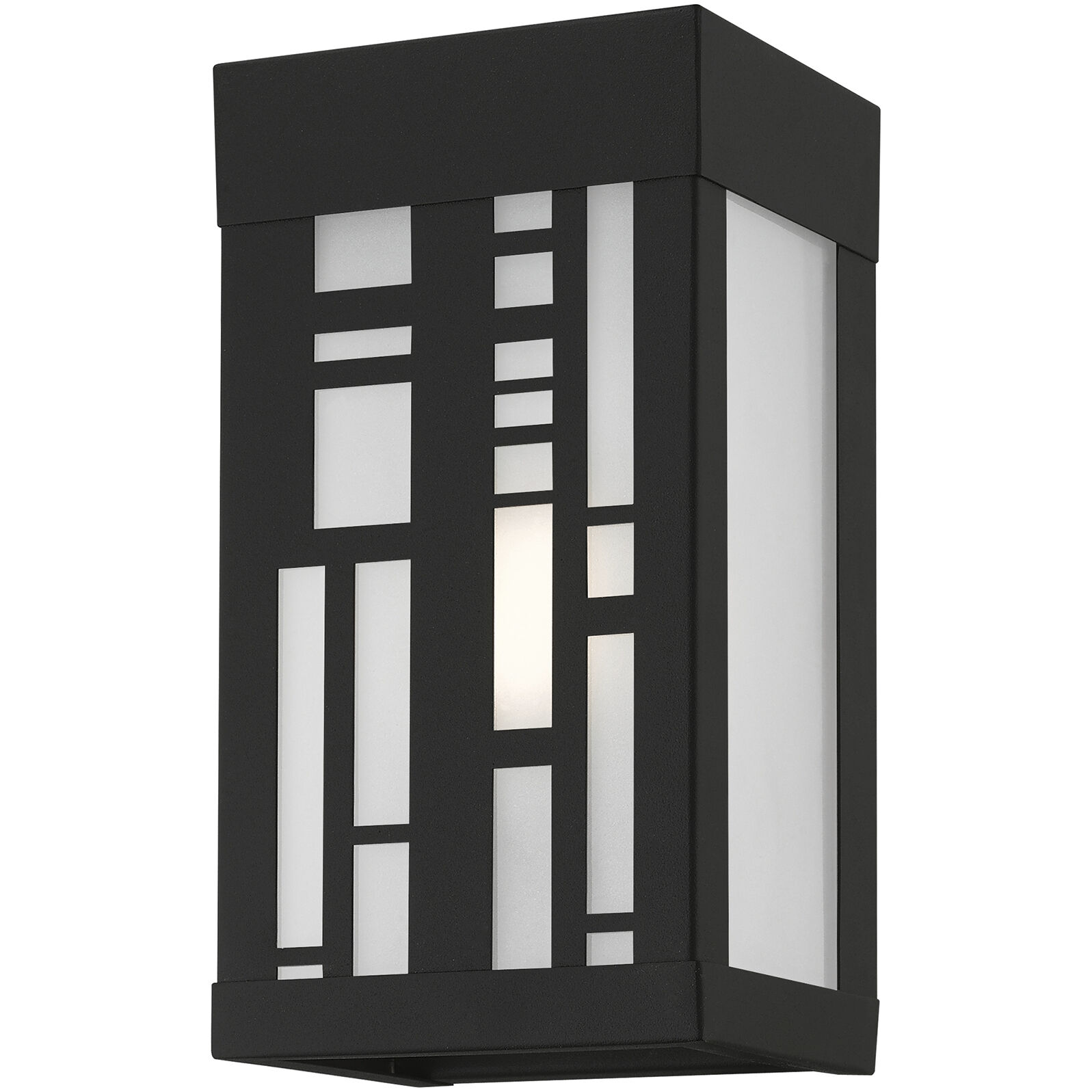 Malmo 1 Light 9 inch Textured Black Outdoor Small Sconce, Small