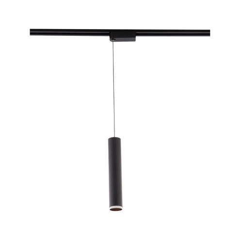 Silo Pendants 1 Light 120 Black/White Track Head Ceiling Light in 3500K