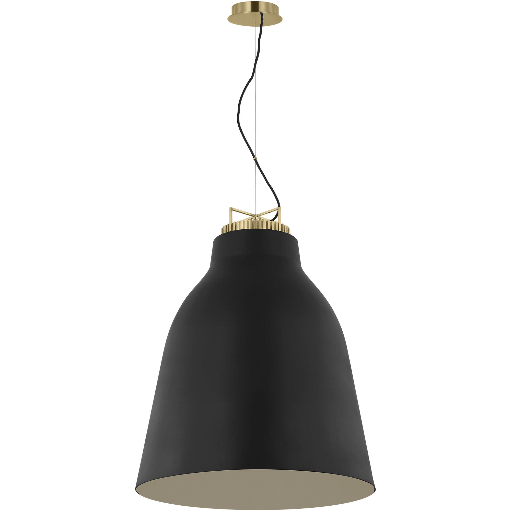Sean Lavin Forge Line-Voltage Pendant Ceiling Light in Nightshade Black