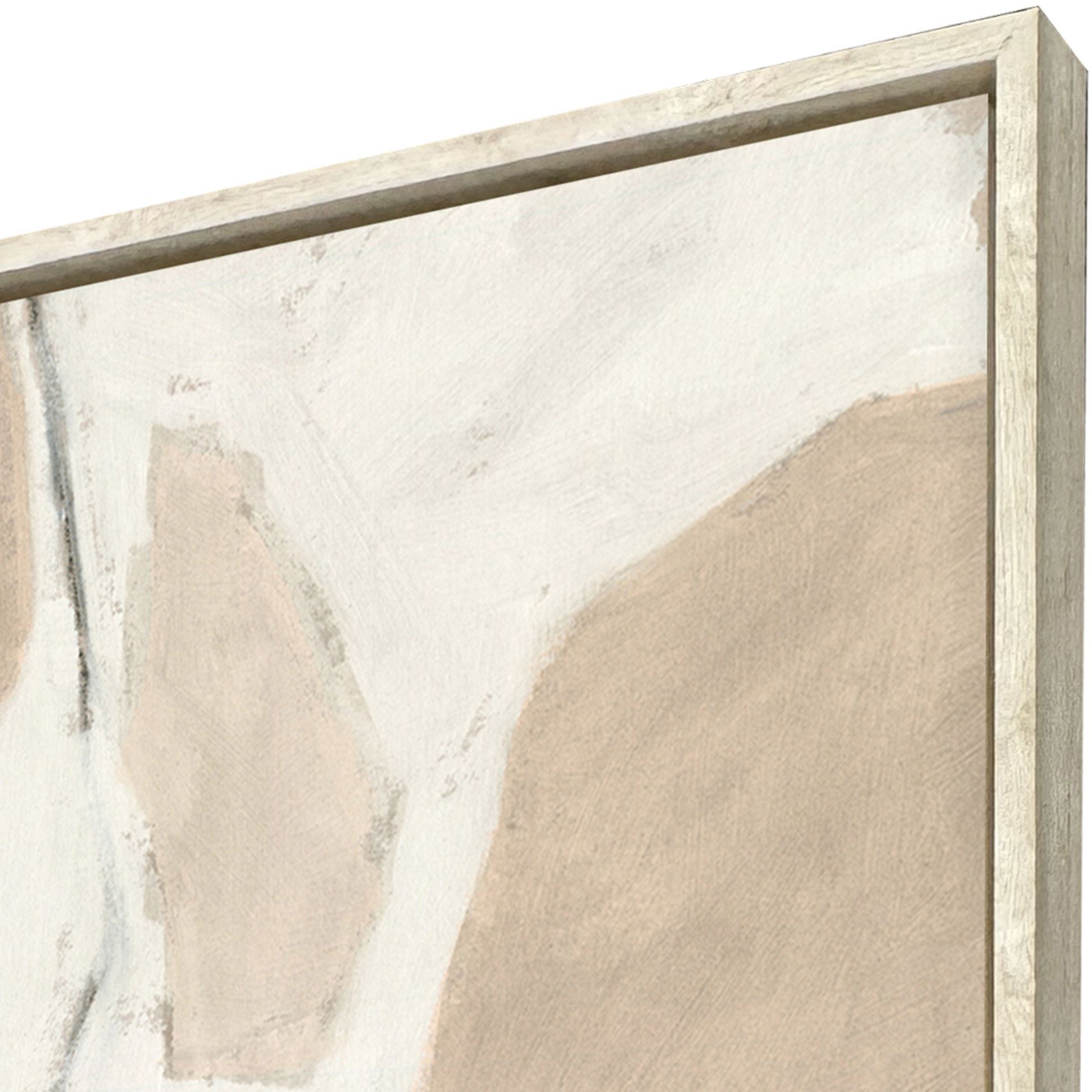 Conversations Pink and Beige and Neutral Canvas