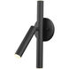 Forest LED 4.75 inch Matte Black Wall Sconce Wall Light
