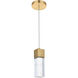 Novastella LED 5 inch Gold Pendant Ceiling Light