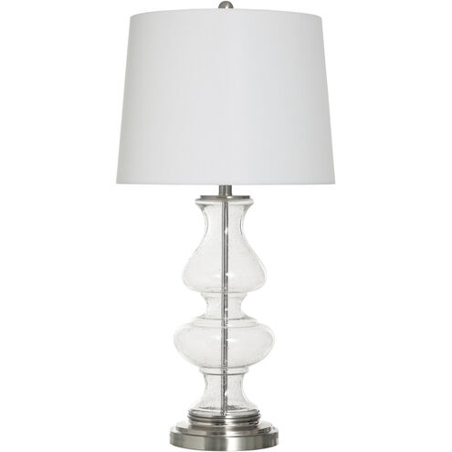 Cameron 32.25 inch 150.00 watt Clear Seeded Table Lamp Portable Light