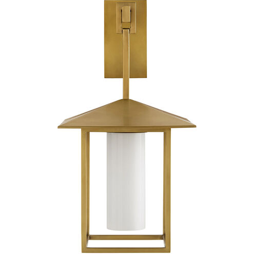 Temple Sconce Wall Light in Antique Brass