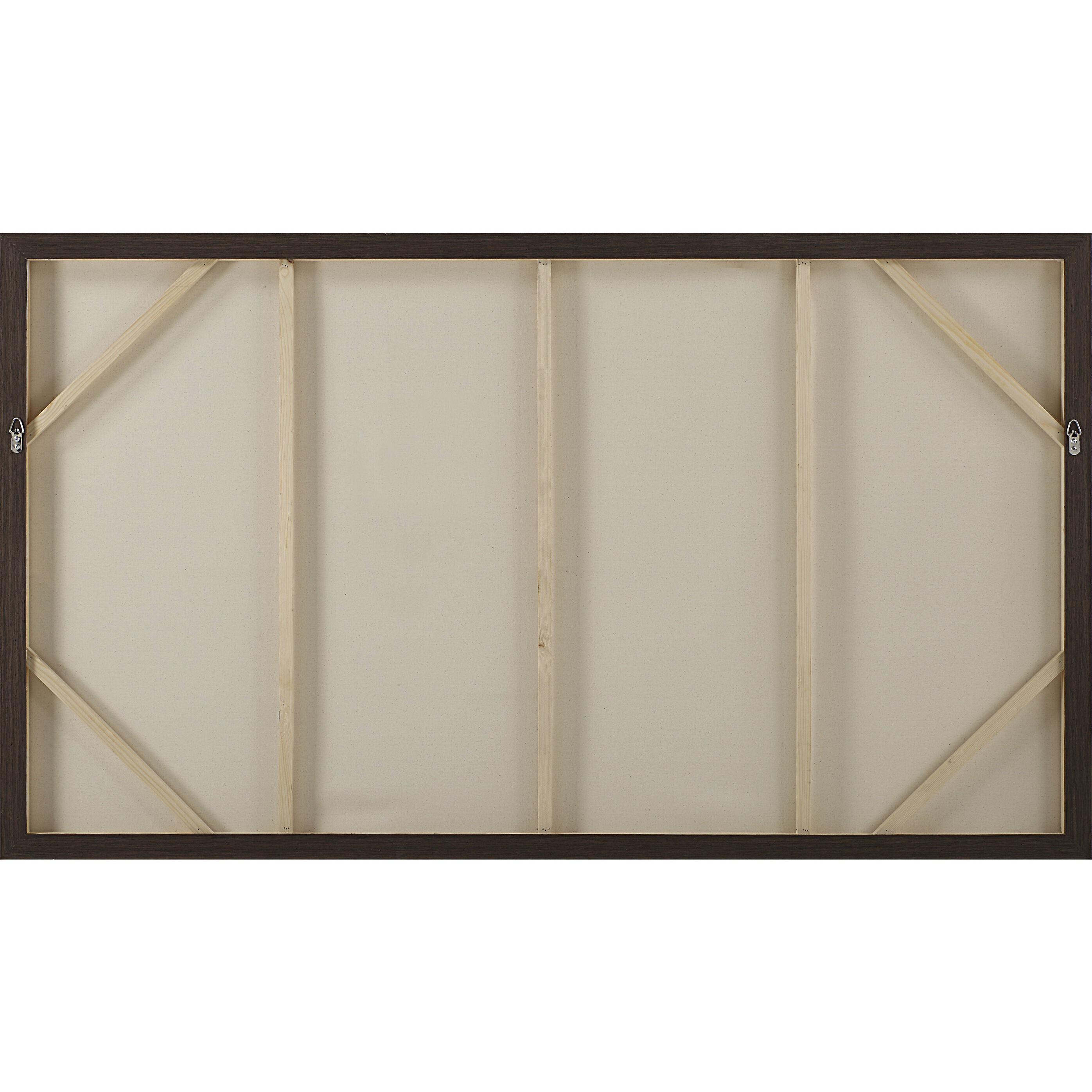 Malika Dark Brown Canvas Art