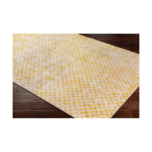 Islip 87 X 63 inch Mustard/Beige/Khaki Rugs, Rectangle