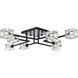 Lyra 8 Light 32 inch Black Flush Mount Ceiling Light