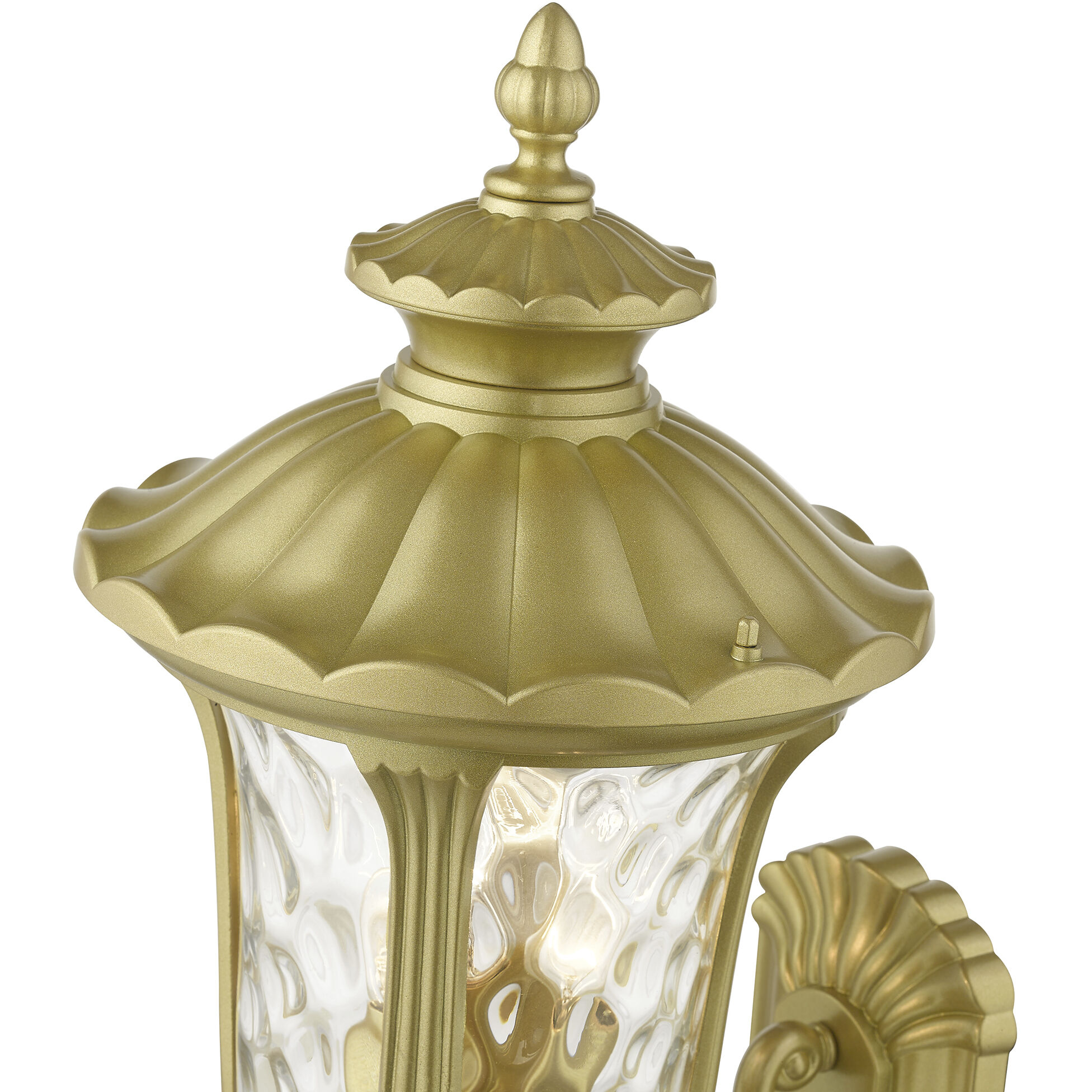 Oxford 3 Light 22 inch Soft Gold Outdoor Wall Lantern, Large