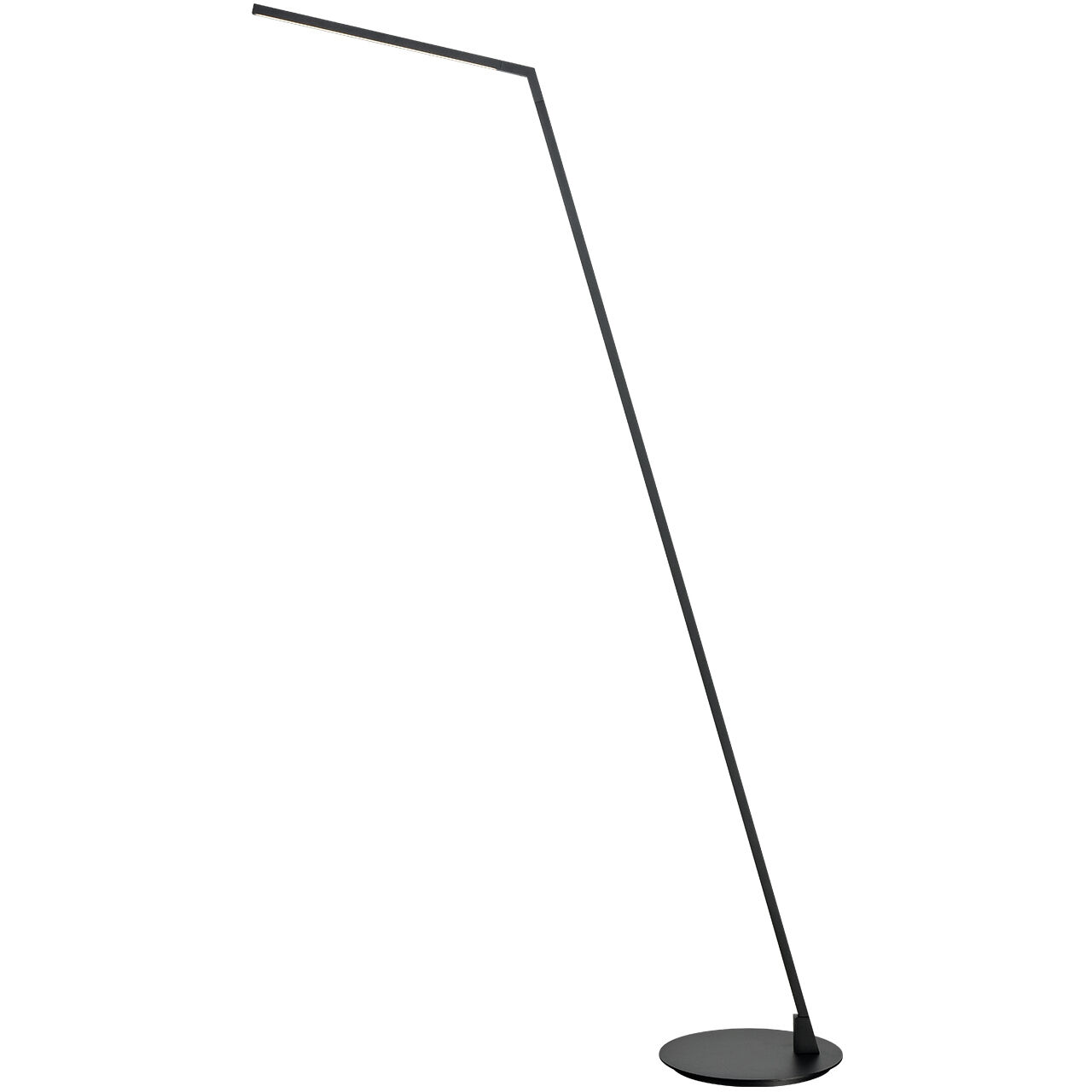Miter 55.5 inch 11.00 watt Black Floor Lamp Portable Light