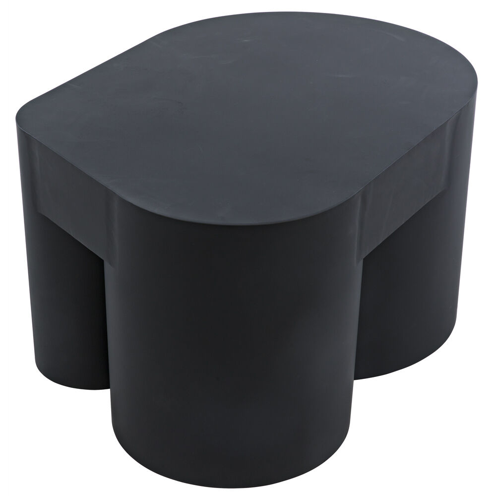 Bain 35 X 24 inch Matte Black Coffee Table