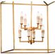 Southern Living Cape Ceiling Lantern Ceiling Light in Antique Gold Leaf