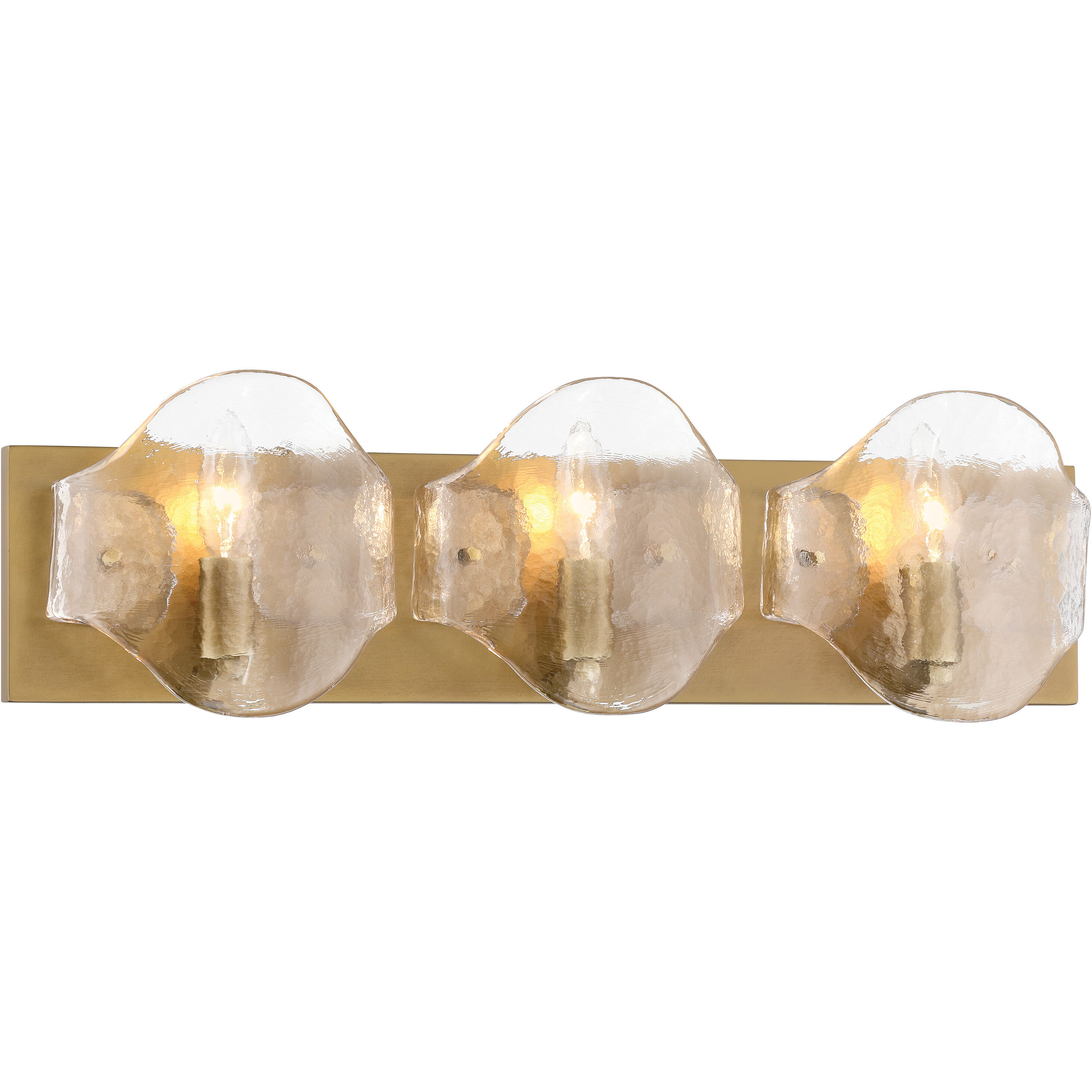 Elora 3 Light 23 inch Legacy Brass Vanity Light Wall Light
