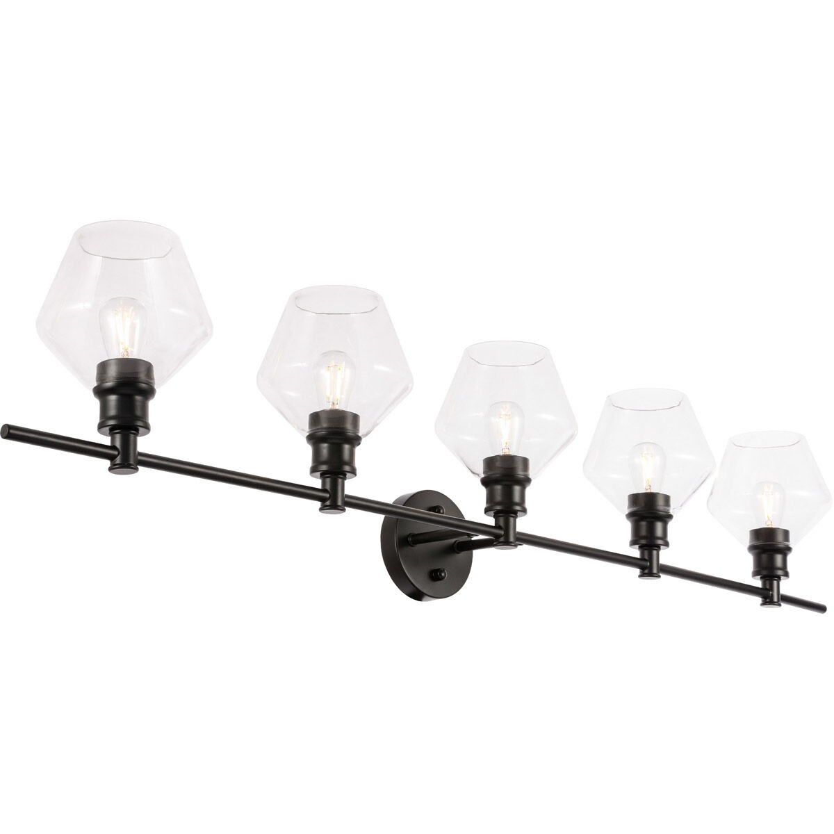 Rochester 5 Light 47 inch Black Wall sconce Wall Light
