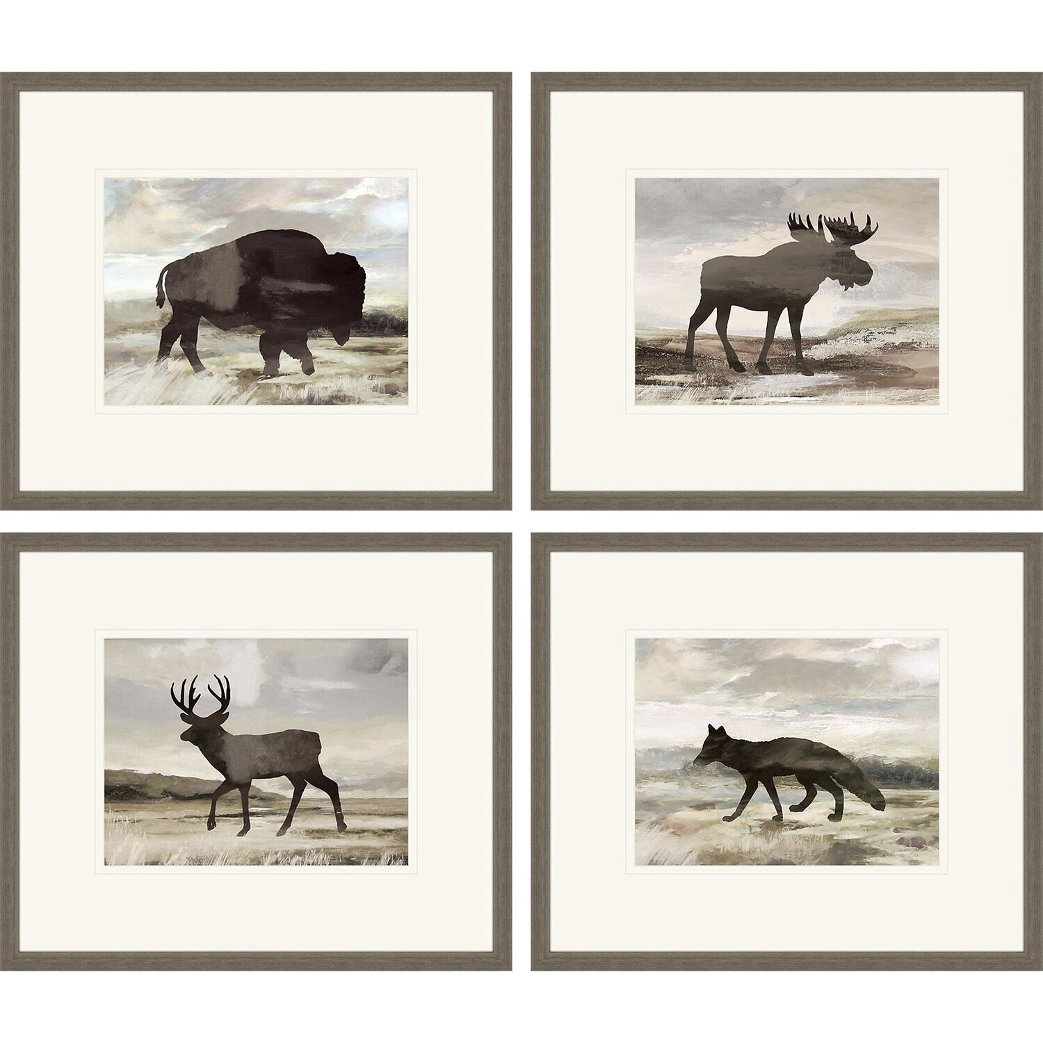 Wilderness Explorer Brown and Beige and Neutral and Pink Framed Art