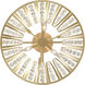 Fantania 6 Light 24 inch Champagne Gold Chandelier Ceiling Light