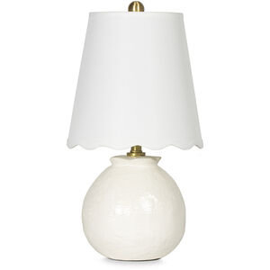 Amoria 15.25 inch 60.00 watt Ivory Mini Lamp Portable Light