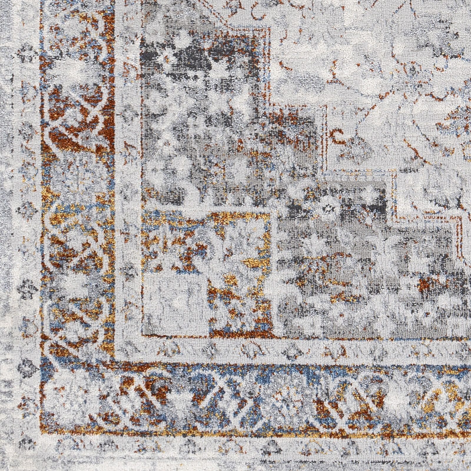 Lustro 120 X 94 inch Blue Rug in 8 x 10, Rectangle