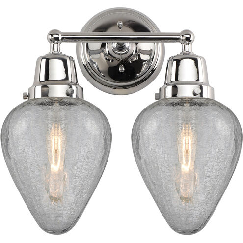 Aditi Geneseo 2 Light 14.5 inch Polished Chrome Bath Vanity Light Wall Light, Aditi