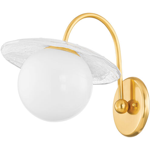 Stampford 1 Light 10.75 inch Aged Brass Wall Sconce Wall Light