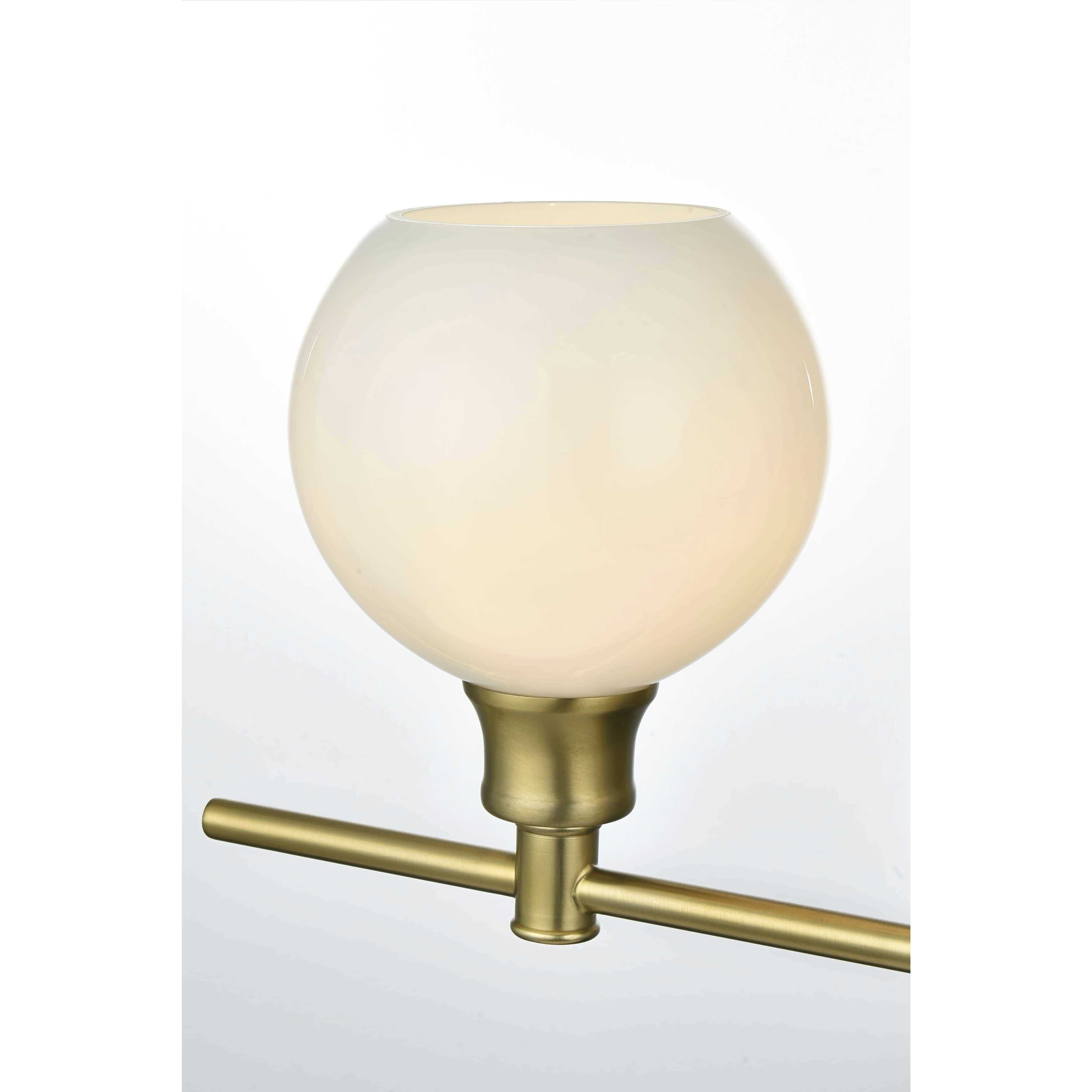 Collier 5 Light 47 inch Satin Gold Bath Sconce Wall Light