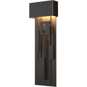 Collage LED 27.1 inch Coastal Oil Rubbed Bronze Outdoor Sconce, Large