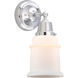 Aditi Canton 1 Light 6 inch Polished Chrome Sconce Wall Light, Aditi