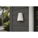 Taper LED 6.25 inch White Outdoor Wall Mount