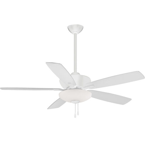 Minute 52 inch Flat White Ceiling Fan