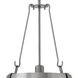 Cartwright 1 Light 15.25 inch Polished Antique Nickel Indoor Chandelier Ceiling Light
