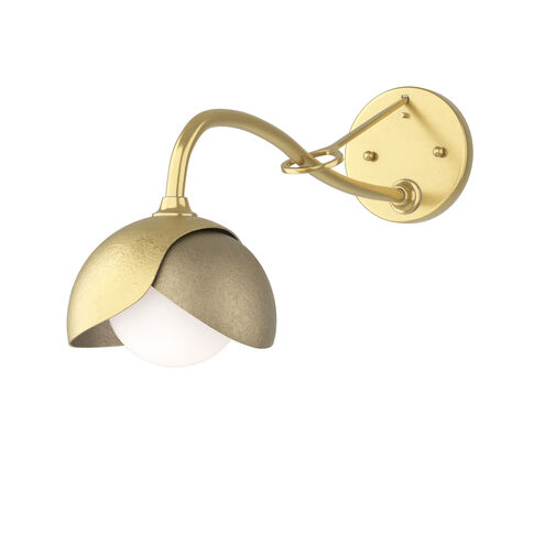 Brooklyn 1 Light 6 inch Modern Brass and Soft Gold Long-Arm Sconce Wall Light in Modern Brass/Soft Gold, Long-Arm