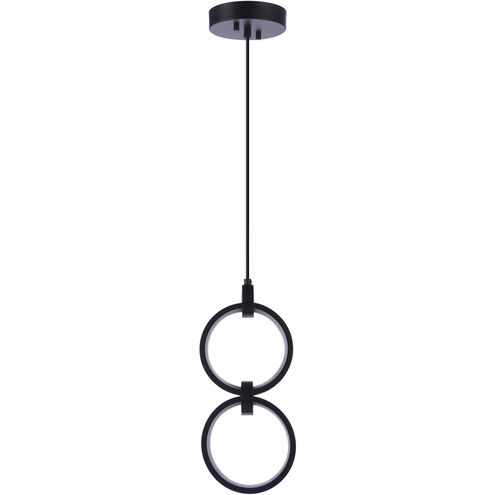 Context LED 5.13 inch Flat Black Pendant Ceiling Light