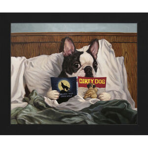 Dirty Dog 11 X 9 inch Non-Glass Framed Art
