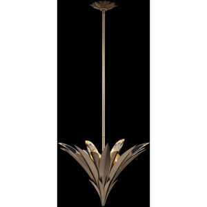 Roche 3 Light 18.5 inch Winter Brass Pendant Ceiling Light