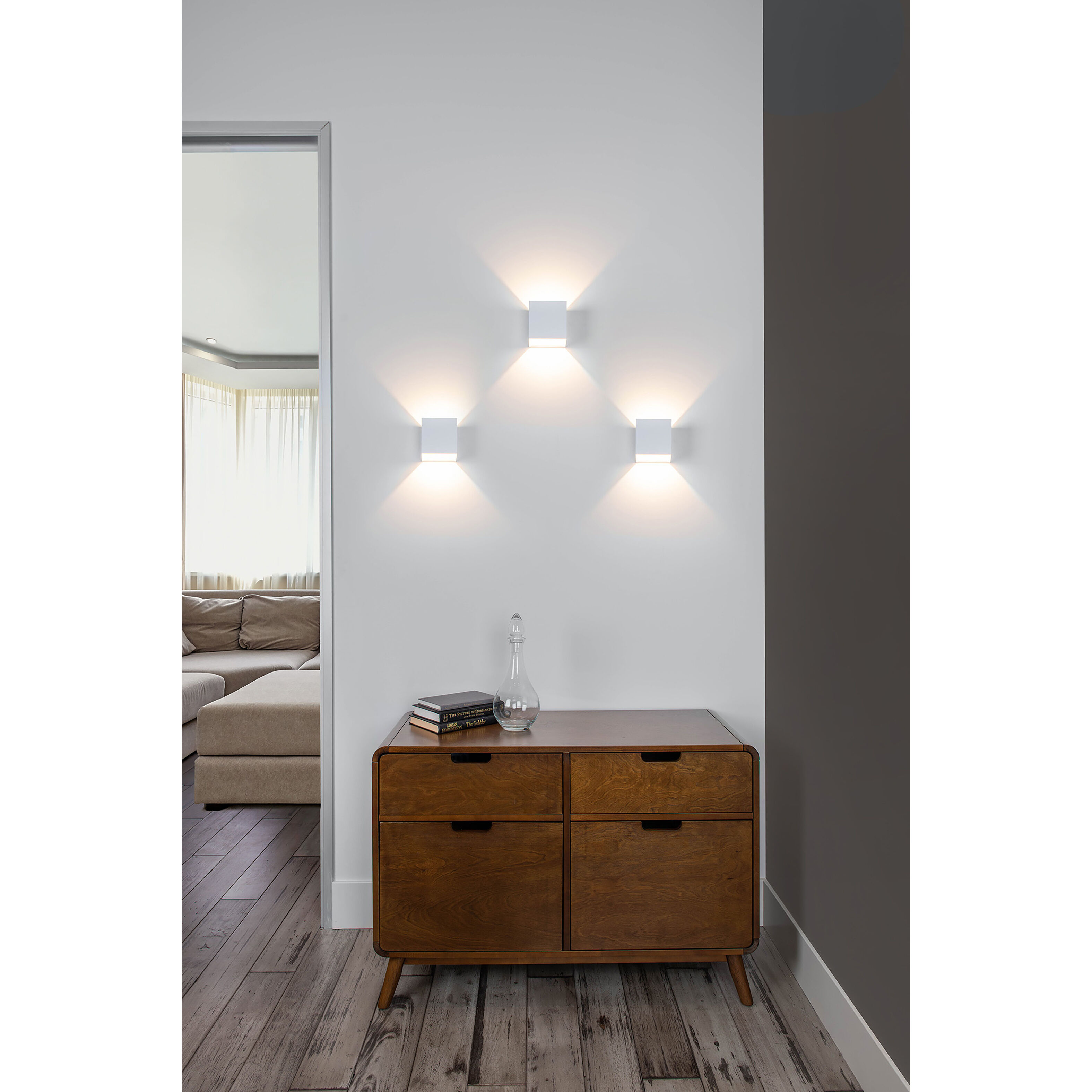 QB LED Wall Sconce Wall Light in White