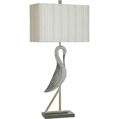 Shorebird 35 inch 100.00 watt Sandpiper Gray Table Lamp Portable Light
