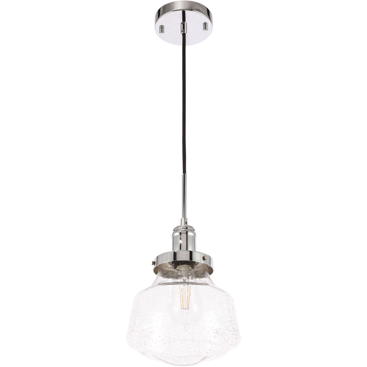 Lyle 1 Light 8 inch Chrome Pendant Ceiling Light