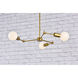 Furlong 3 Light 28.4 inch Brass Pendant Ceiling Light