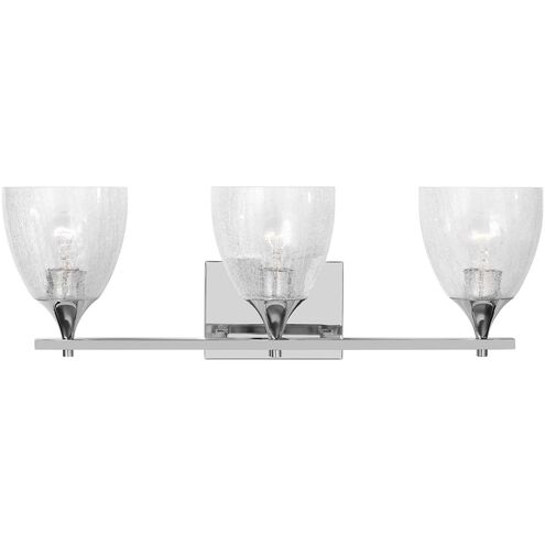 Drew & Jonathan Toffino 3 Light 26 inch Chrome Vanity Light Wall Light