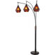 Artifact 86 inch 60 watt Dark Walnut and Espresso Bronze Arc Floor Lamp Portable Light