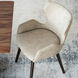 Upholstered Taupe Dining Chairs in Beige, Set of 2