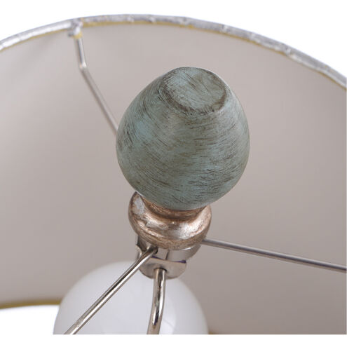 Signature 25 inch 60 watt Blue Table Lamp Portable Light