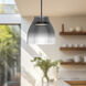 Trinity Pendant Ceiling Light in Smoked Glass