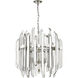 Bova 6 Light 26 inch Polished Nickel Chandelier Ceiling Light