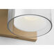 Drew & Jonathan Holden 1 Light 6.67 inch Satin Brass Bath Sconce Wall Light in LED