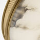 Marie Flanigan Matthew LED 40 inch Soft Brass Chandelier Ceiling Light